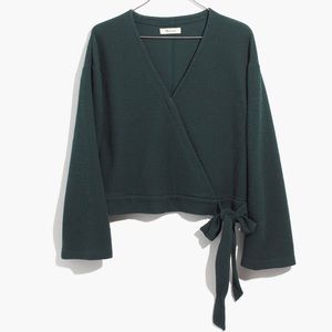 Madewell Texture & Thread Wrap Top